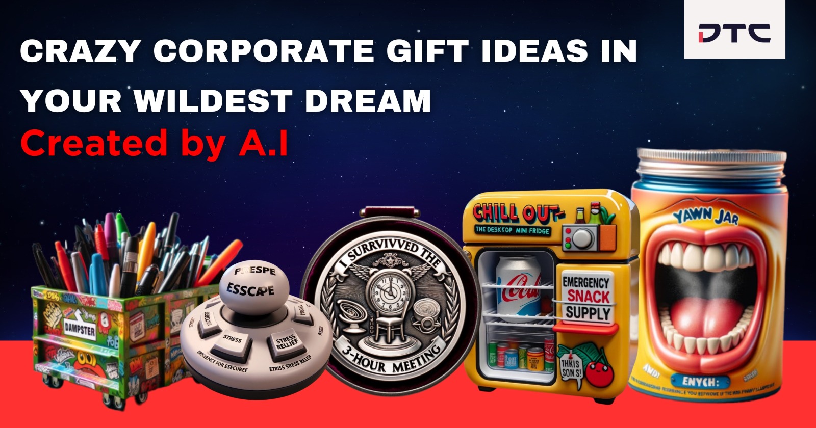6 Crazy Corporate Gift Ideas in Your Wildest Dream Created by AI